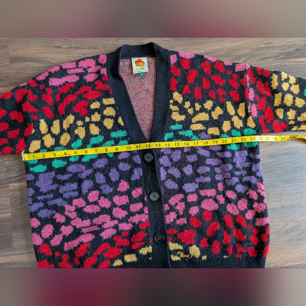 Farm Rio Rainbow Leopard Cardigan - Picture 10 of 11